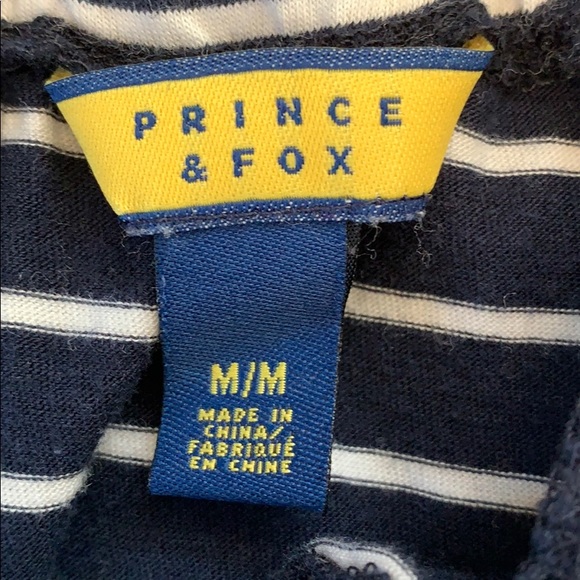 Navy Striped Romper - Picture 3 of 3